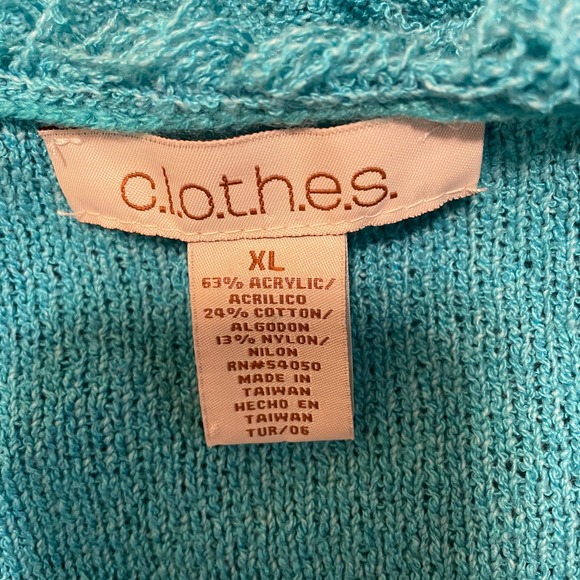 c.l.o.t.h.e.s. eyelash fringe cardigan - Picture 8 of 9